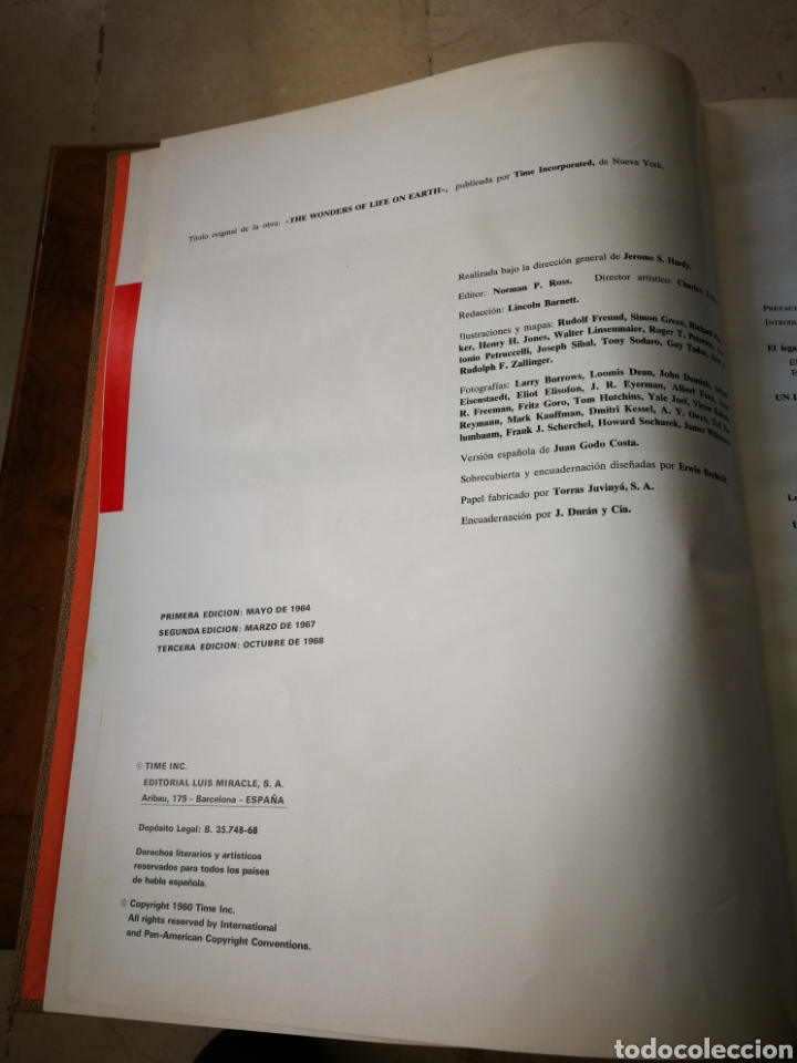 Libros de segunda mano: Las maravillas de la vida.Ed. Luis Miracle 1968 - Foto 3
