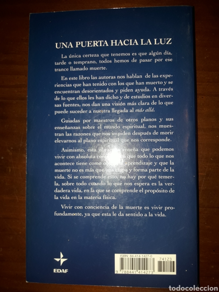 Libros de segunda mano: Una puerta hacia la luz Edaf muy dificil - Foto 2