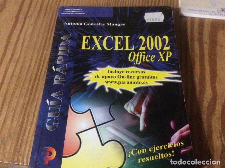 Libros de segunda mano: Excel 2002 office xp antonia gonzalez mangas - Foto 1