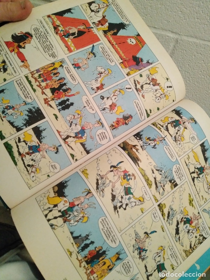 Libros de segunda mano: libro lucky luke  canyon  apache   -- edicion tapa  dura - Foto 2