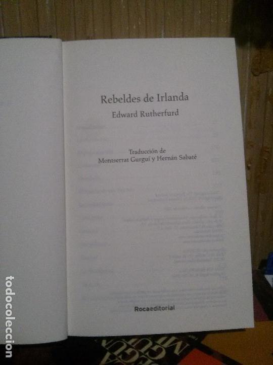 Libros de segunda mano: Rebeldes de Irlanda, Edward Rutherfurd, Ed.  Roca - Foto 1