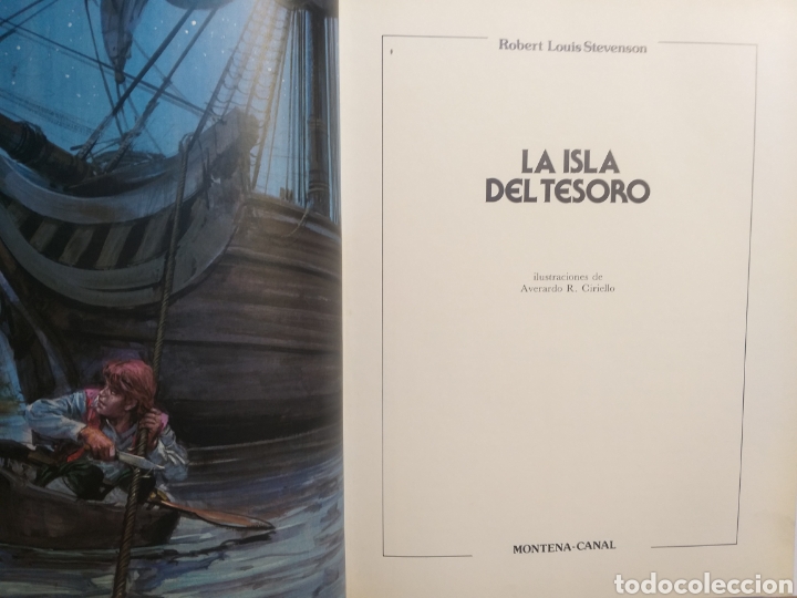 Libros de segunda mano: La isla del tesoro Stevenson ilustrada 1982 ediciones Montena - Foto 6