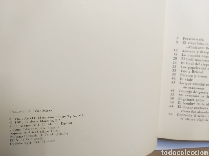 Libros de segunda mano: La isla del tesoro Stevenson ilustrada 1982 ediciones Montena - Foto 7