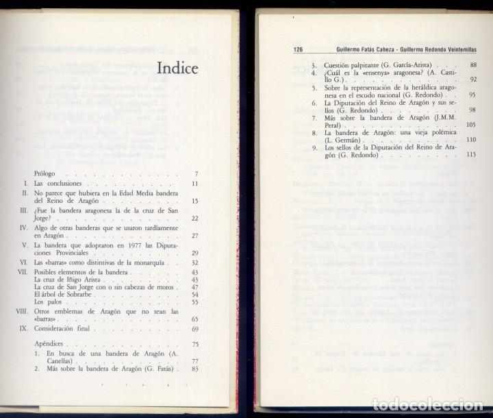 Libros de segunda mano: FAT&Aacute;S (y) REDONDO. La Bandera de Arag&oacute;n. 1978. - Foto 5