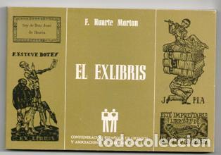 Libros de segunda mano: El Exlibris, F. Huarte Morton - Foto 1