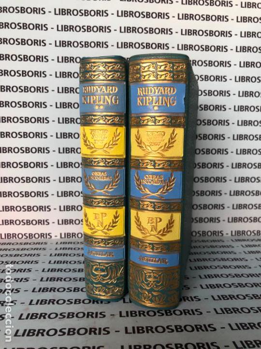 Libros de segunda mano: RUDYARD KIPLING - OBRAS ESCOGIDAS - 2 TOMOS - AGUILAR. - Foto 1