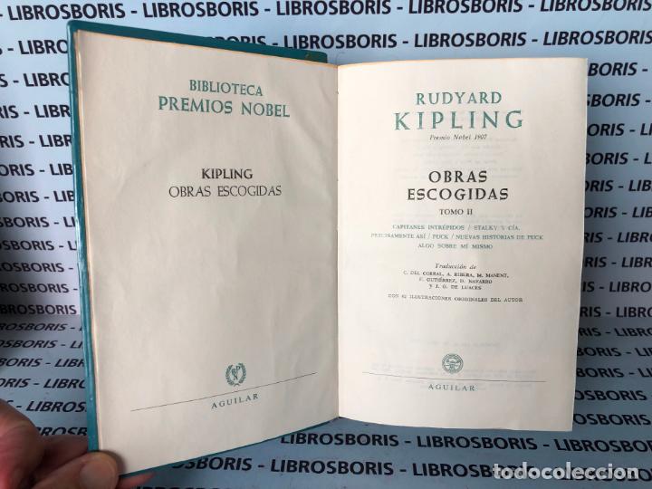 Libros de segunda mano: RUDYARD KIPLING - OBRAS ESCOGIDAS - 2 TOMOS - AGUILAR. - Foto 4