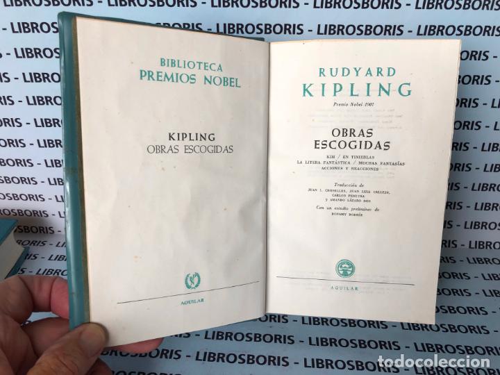 Libros de segunda mano: RUDYARD KIPLING - OBRAS ESCOGIDAS - 2 TOMOS - AGUILAR. - Foto 5