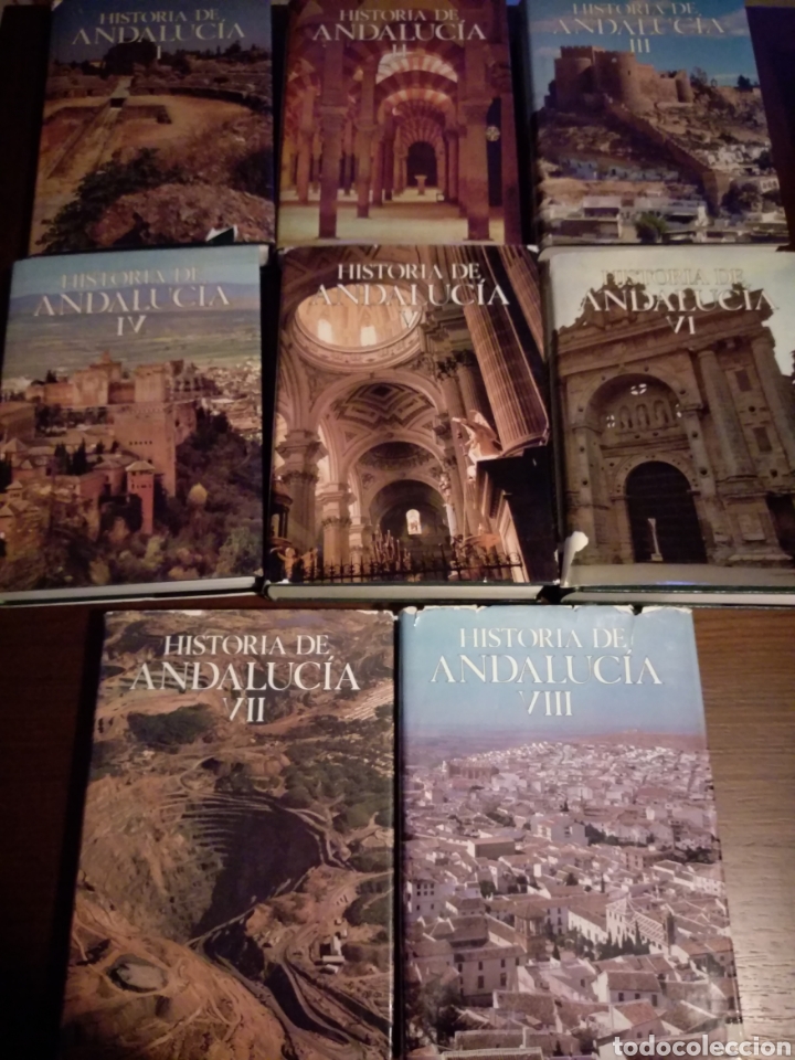 Libros de segunda mano: Historia de Andaluc&iacute;a. 8 tomos completa - Foto 2