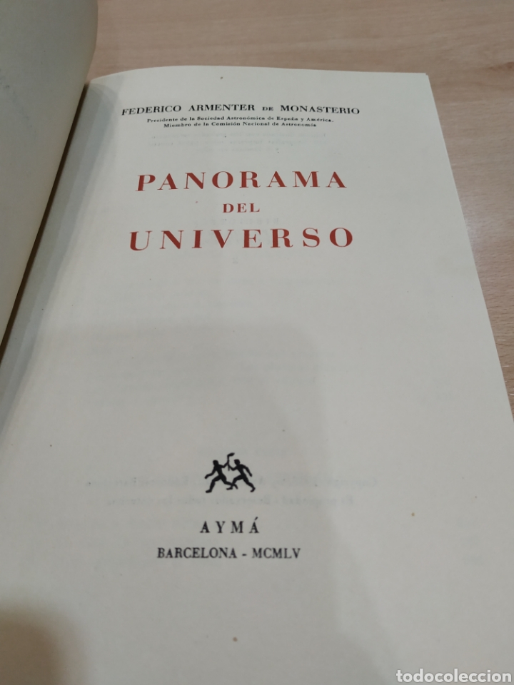 Libros de segunda mano: Panorama del Universo. Federico Armenter de Monasterio. - Foto 2