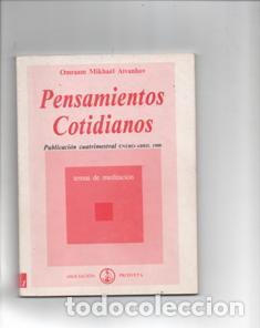 Libros de segunda mano: Pensamientos cotidianos. Ommraam Mikh&auml;el A&iuml;vanhov. - Foto 1
