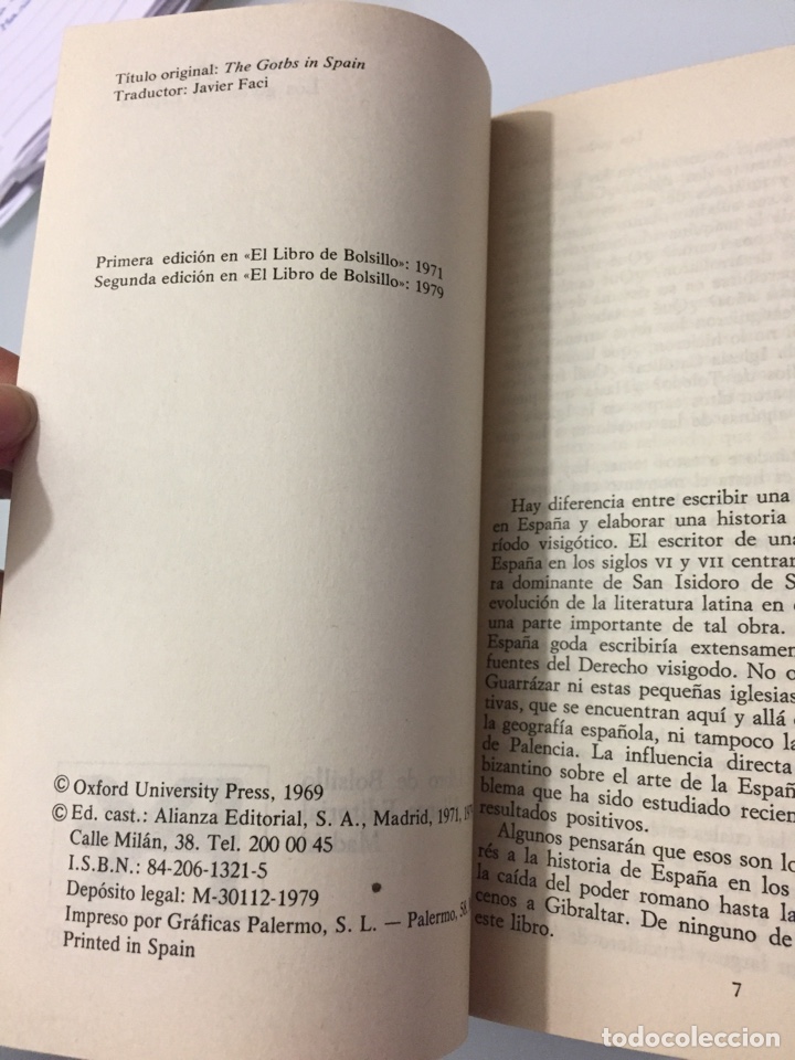 Libros de segunda mano: Los godos en Espa&ntilde;a. E.A.Thompson - Foto 3