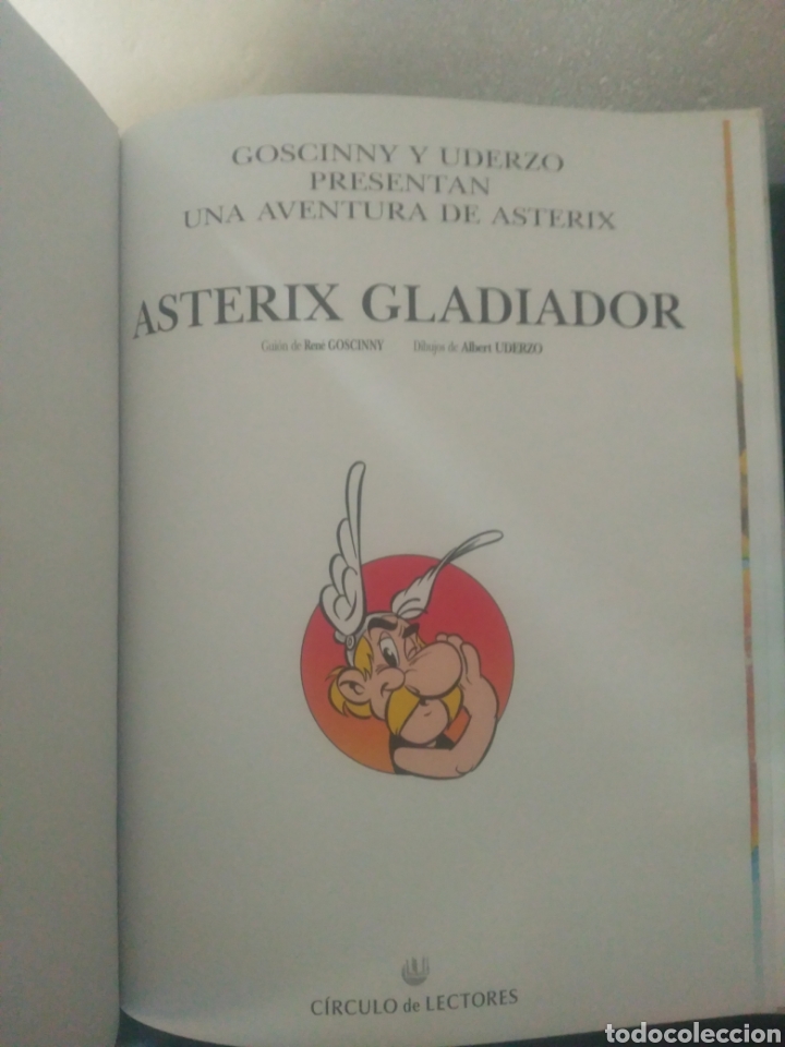 Libros de segunda mano: Asterix gladiador, editorial c&iacute;rculo de lectores - Foto 3