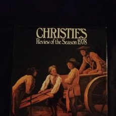 Libros de segunda mano: CHRISTIE'S- CATALOGO TEMPORADA 1978