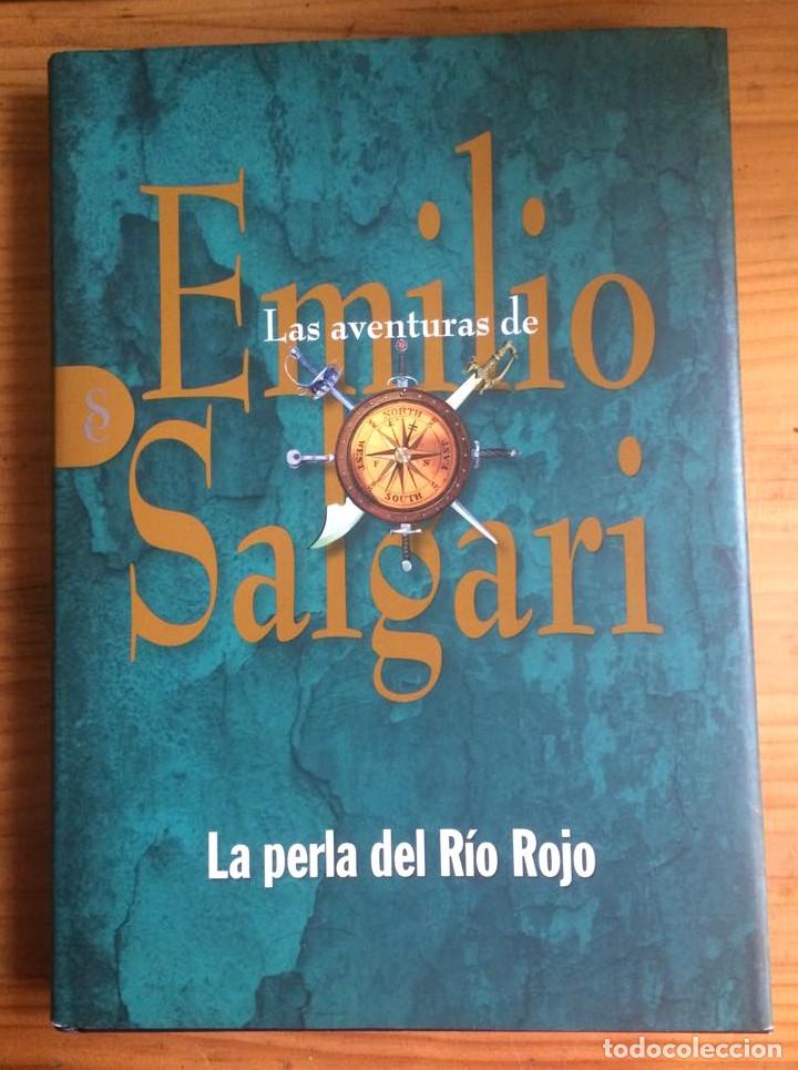 Libros de segunda mano: LA PERLA DEL R&Iacute;O ROJO. EMILIO SALGARI. ILUSTRADO. 2010. - Foto 1