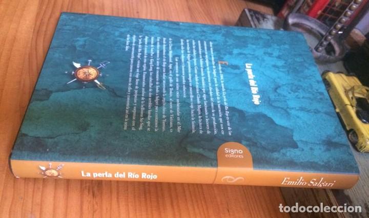 Libros de segunda mano: LA PERLA DEL R&Iacute;O ROJO. EMILIO SALGARI. ILUSTRADO. 2010. - Foto 2