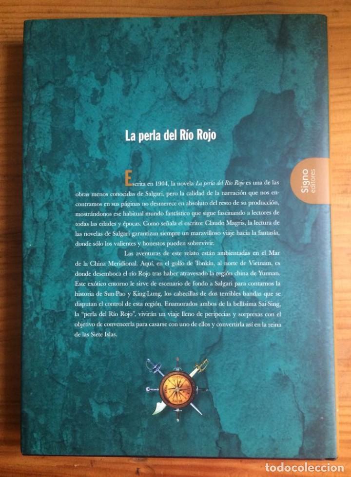 Libros de segunda mano: LA PERLA DEL R&Iacute;O ROJO. EMILIO SALGARI. ILUSTRADO. 2010. - Foto 9