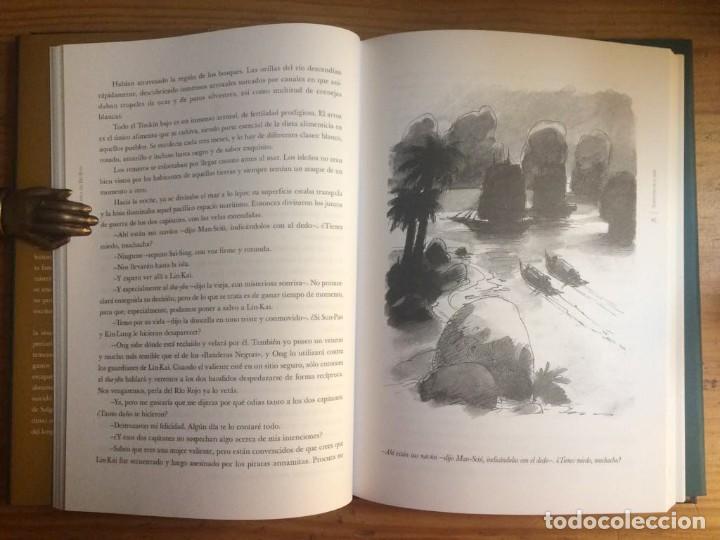 Libros de segunda mano: LA PERLA DEL R&Iacute;O ROJO. EMILIO SALGARI. ILUSTRADO. 2010. - Foto 8