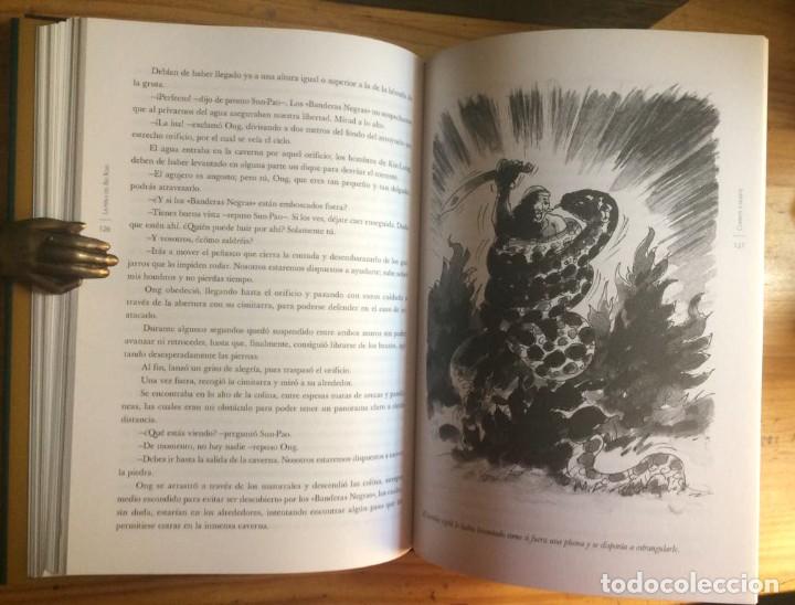 Libros de segunda mano: LA PERLA DEL R&Iacute;O ROJO. EMILIO SALGARI. ILUSTRADO. 2010. - Foto 4