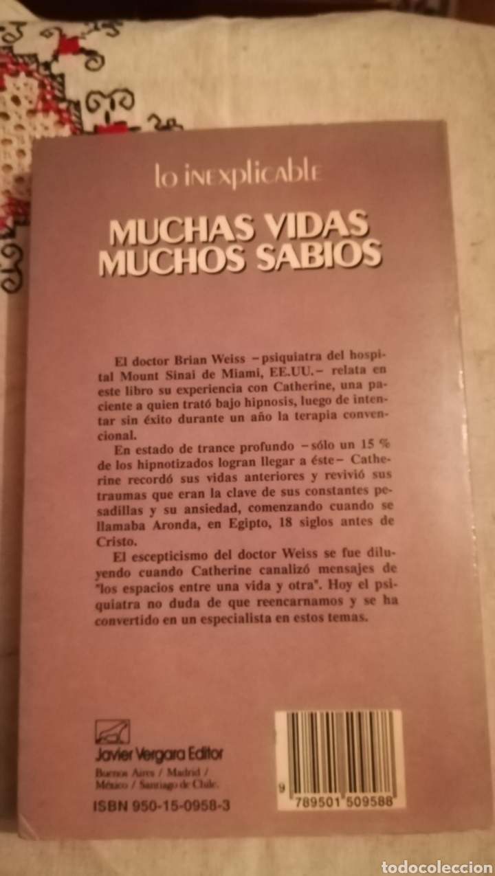 Libros de segunda mano: Muchas vidas, Muchos sabios - Foto 2