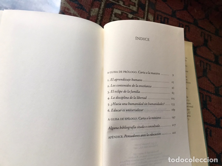 Libros de segunda mano: El valor de educar. Fernando Savater. Como nuevo - Foto 5