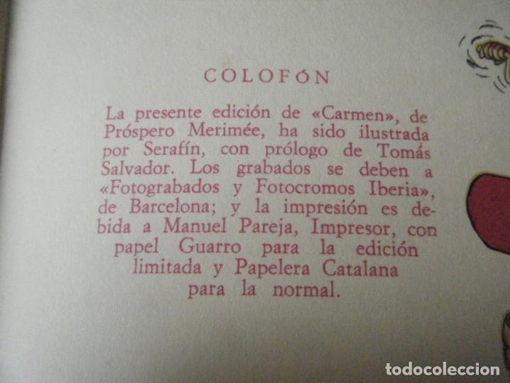 Libros de segunda mano: PRIMERA EDICI&Oacute;N LIMITADA Y NUMERADA DE &rdquo;CARMEN&rdquo;, DE PR&Oacute;SPERO MERIMEE. - Foto 9