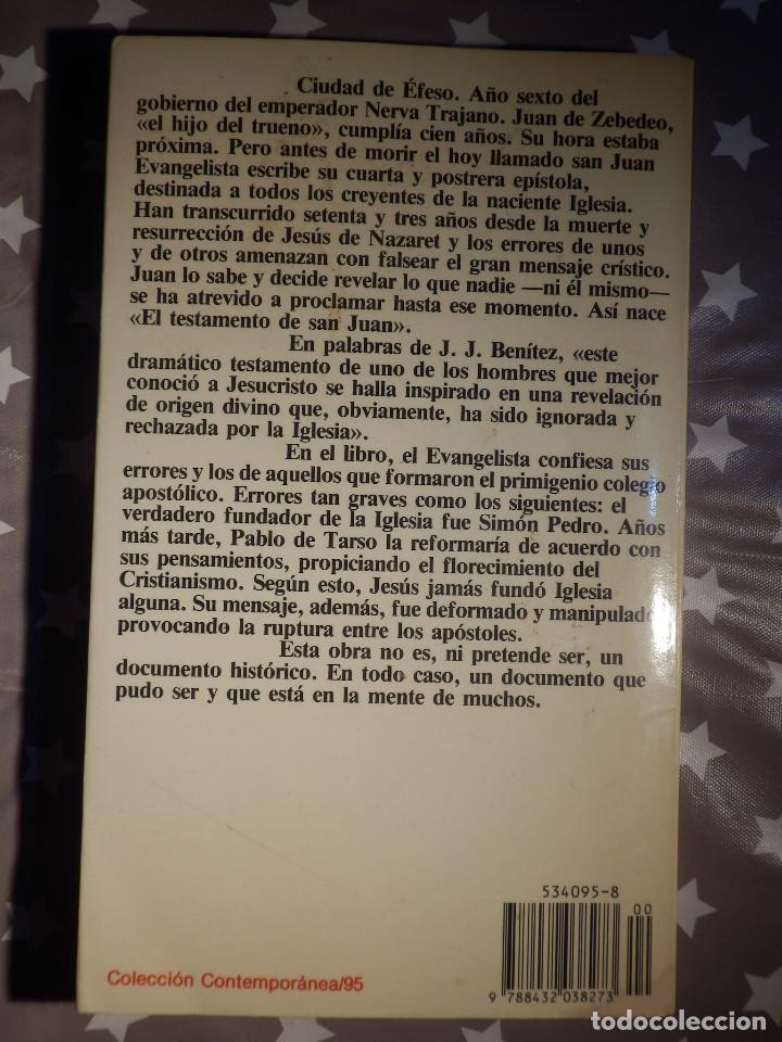Libros de segunda mano: Libro - El testamento de San Juan - J.J. Benitez - Planeta - 1990 - Foto 4