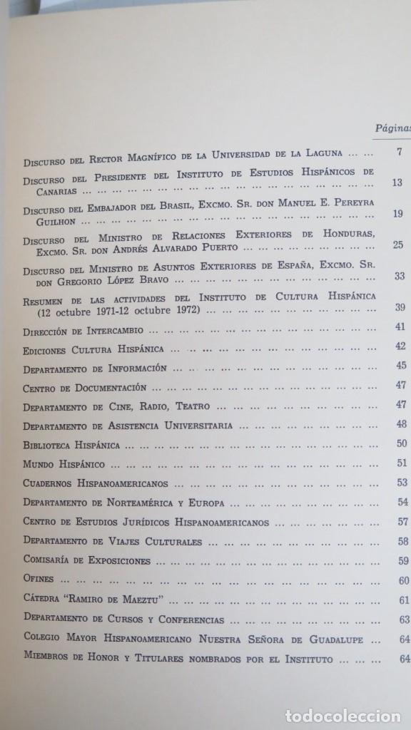 Libros de segunda mano: DIA DE LA HISPANIDAD. 12 OCTUBRE 1972. TENERIFE - Foto 2
