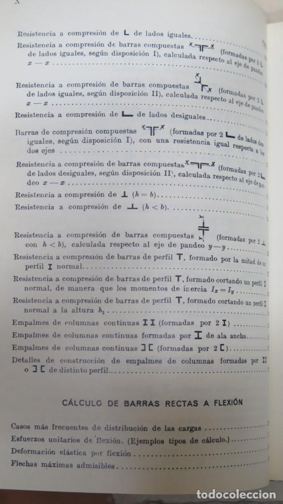 Libros de segunda mano: PRONTUARIO PARA EL EMPLEO DEL ACERO LAMINADO - Foto 7