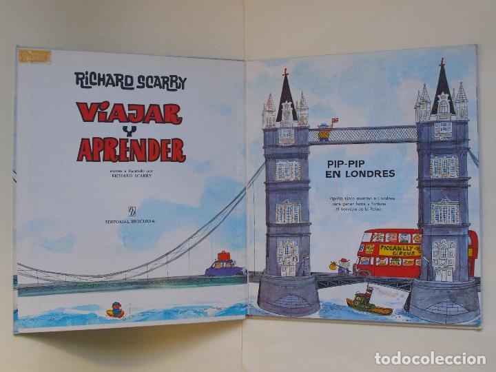 Libros de segunda mano: VIAJAR Y APRENDER - RICHARD SCARRY - EDITORIAL BRUGUERA 1971 - Foto 2