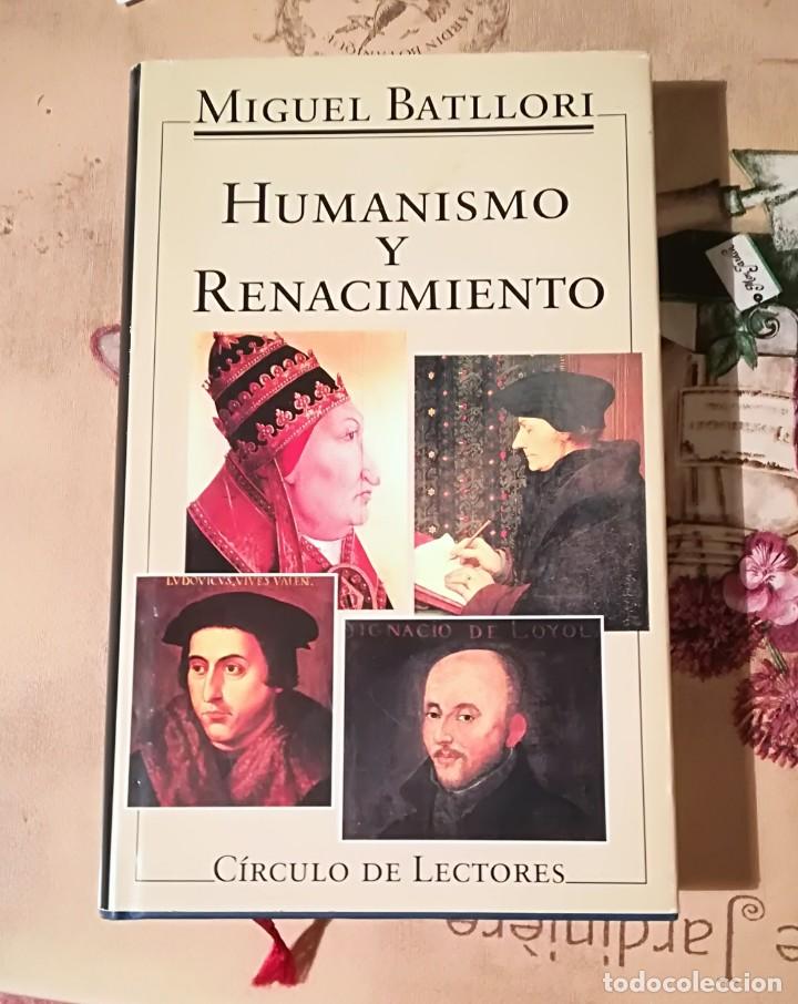 Libros de segunda mano: Humanismo y Renacimiento - Miguel Batllori - Foto 1
