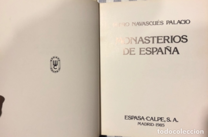 Libros de segunda mano: MONASTERIOS DE ESPA&Ntilde;A- PEDRO NAVASQUES PALACIO- 1.984 - Foto 2