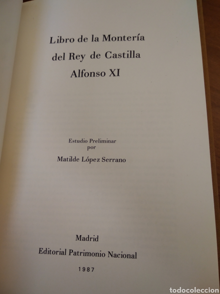 Libros de segunda mano: Libro de la Monter&iacute;a del rey de Castilla, Alfonso XI - Foto 4