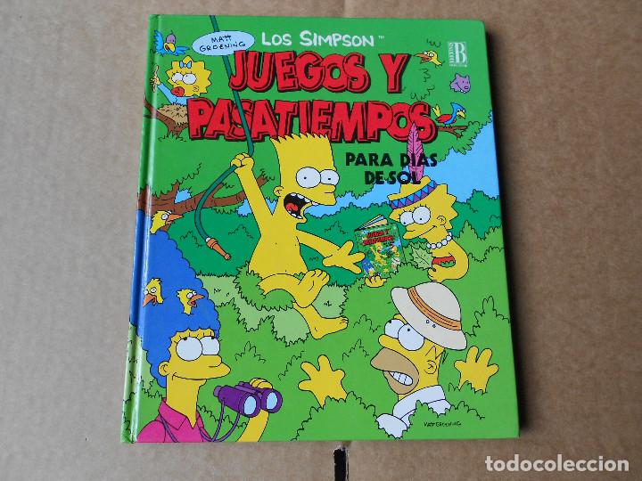 Libros de segunda mano: LOS SIMPSONS JUEGOS Y PASATIEMPOS PARA DIAS DE SOL EDICIONES B 1995 - Foto 1