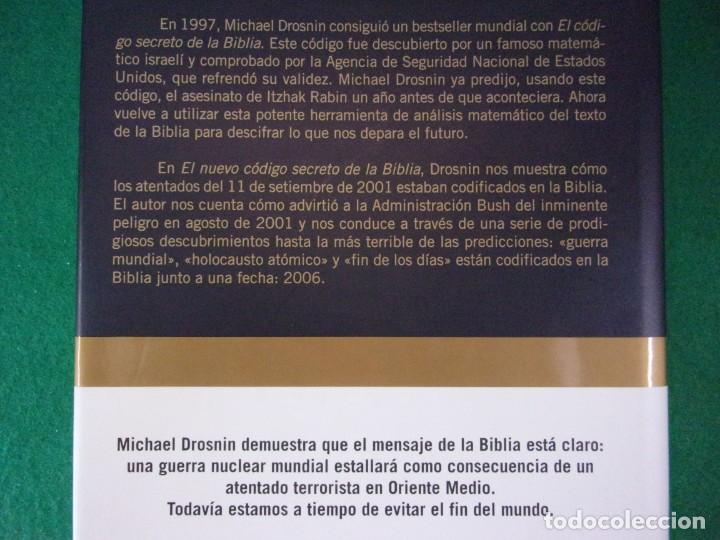 Libros de segunda mano: EL NUEVO C&Oacute;DIGO SECRETO DE LA BIBLIA / Michael Drosnin / 2003. Planeta - Foto 3