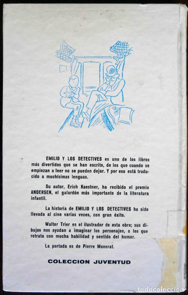 Libros de segunda mano: Emilio y los detectives (Erich Kaestner) Colecci&oacute;n Juventud. - Foto 4