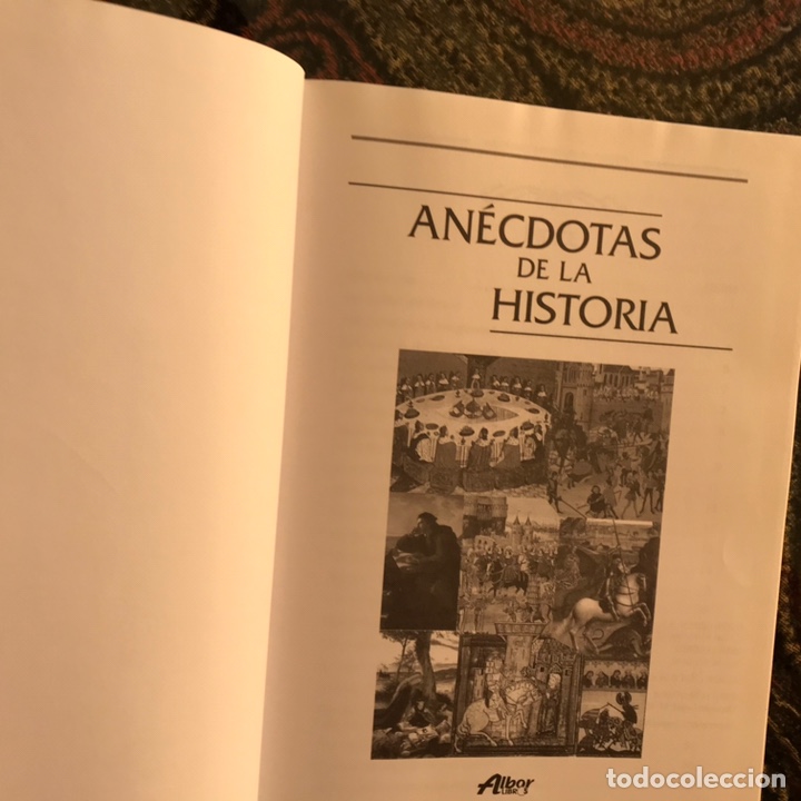Libros de segunda mano: An&eacute;cdotas de la historia. Albor. Buen estado - Foto 3