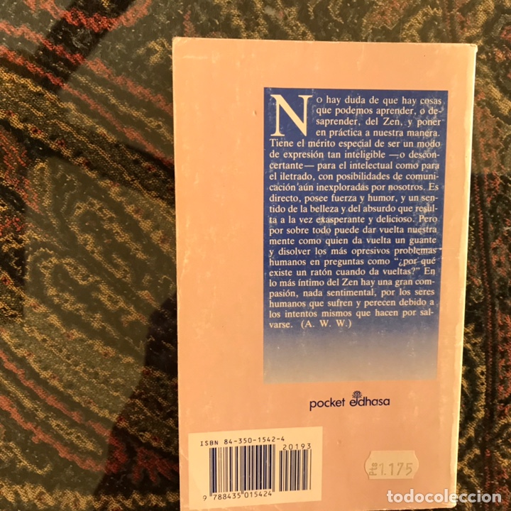 Libros de segunda mano: El camino del zen. Alan Watts. Como nuevo - Foto 2