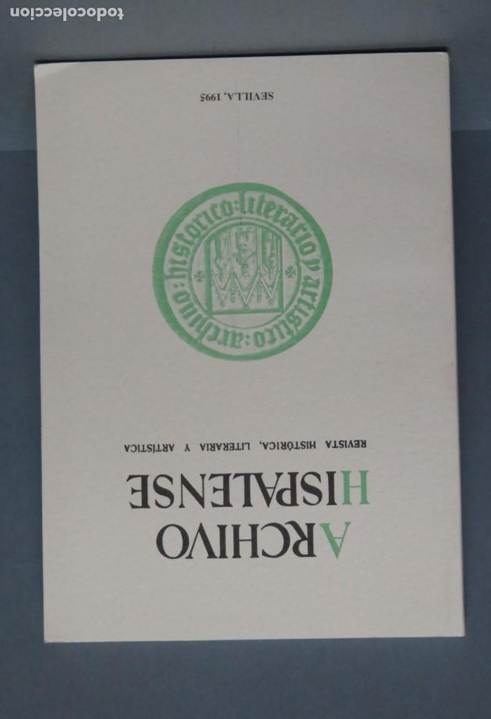 Libros de segunda mano: ARCHIVO HISPALENSE. N&ordm; 237. 1995 - Foto 1