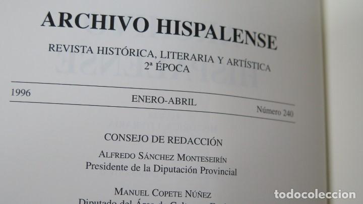 Libros de segunda mano: ARCHIVO HISPALENSE. N&ordm; 240. 1996 - Foto 2