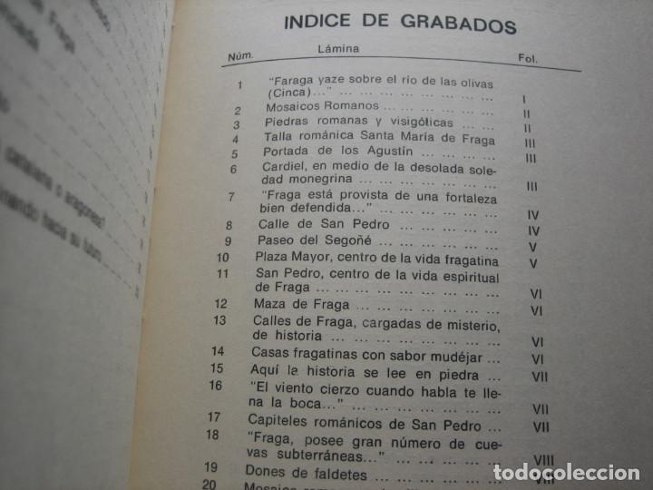Libros de segunda mano: FRAGA. LA SULTANA DEL CINCA - FRANCISCO CASTILLON CORTADA - Foto 8