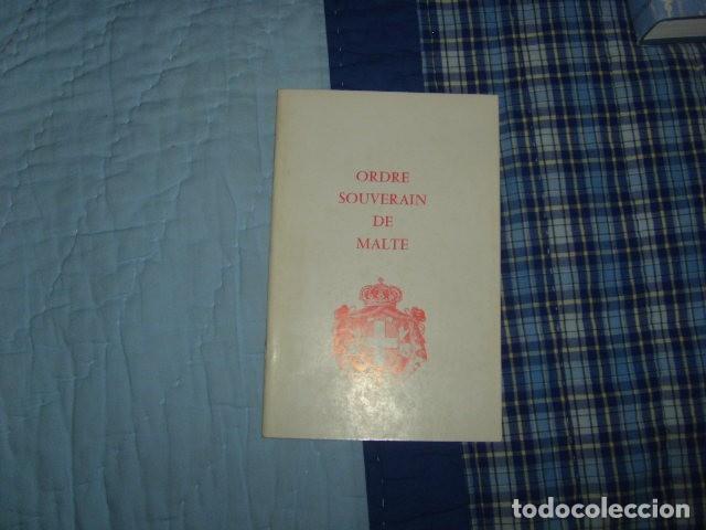 Libros de segunda mano: ORDRE SOUVERAIN DE MALTE , EN FRANCES - Foto 1