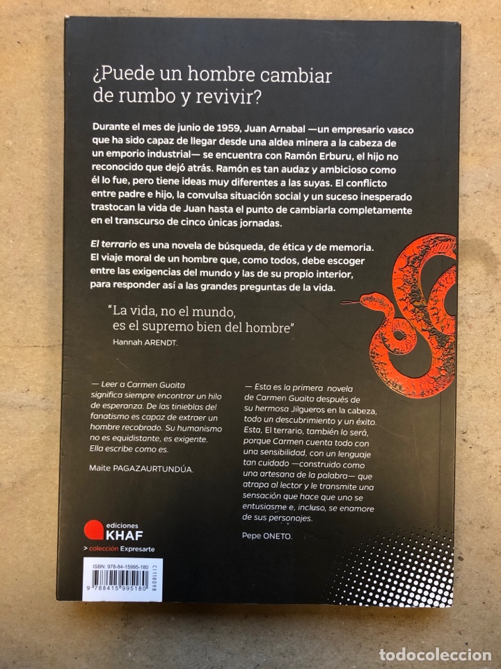 Libros de segunda mano: EL TERRARIO. CARMEN GUAITA. EDICIONES KHAF 2026. - Foto 7