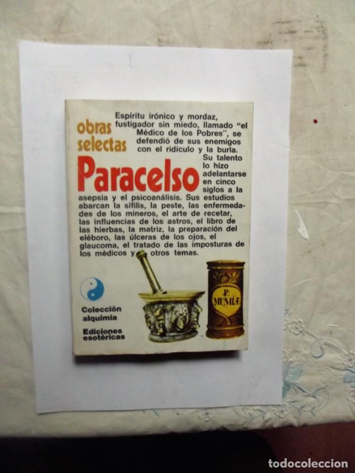 Libros de segunda mano: PARACELSO OBRAS SELECTAS - Foto 1