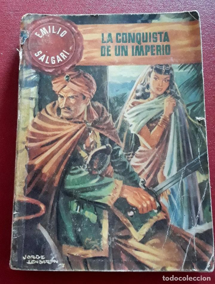 Libros de segunda mano: COLECCION EMILIO SALGARI. LA CONQUISTA DE UN IMPERIO - Foto 1