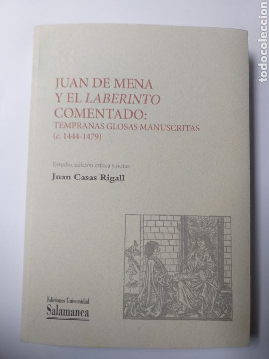 Livros em segunda m&atilde;o: Juan de Mena y el laberinto comentado tempranas glosas manuscritas . Literatura ensayo
