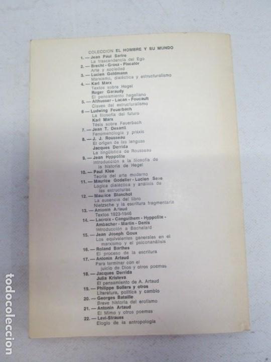 Libros de segunda mano: ELOGIO DE LA ANTROPOLOGIA. CLAUDE LEVI STRAUSS. EDICIONES CALDEN 1976 - Foto 11