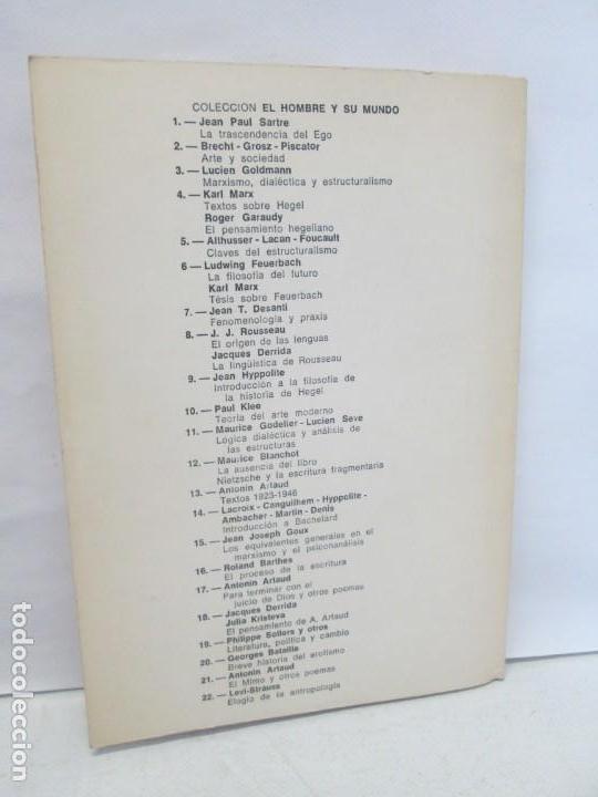 Libros de segunda mano: ELOGIO DE LA ANTROPOLOGIA. CLAUDE LEVI STRAUSS. EDICIONES CALDEN 1976 - Foto 12