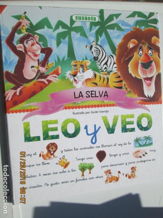 Libros de segunda mano: LEO Y VEO - LA SELVA - ED. SUSAETA. - Foto 1