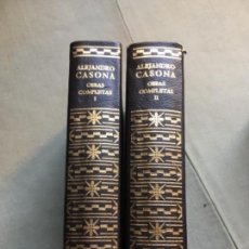 Libros de segunda mano: ALEJANDRO CASONA OBRAS COMPLETAS. DOS TOMOS, 1967 Y 1969. Lote 149312018